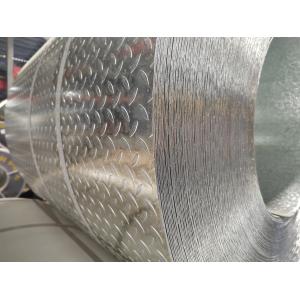 Buy cheap Silvery Pre Coated Flower Embossed Pattern Coil for Modular Arch Structure Iron Bridge Decking from wholesalers