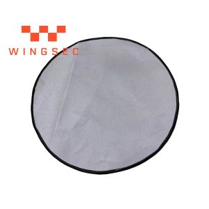 Buy cheap Silver Fire Pit Protective Mat Fiberglass Fireproof Mat For Log Burner from wholesalers