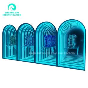 Buy cheap Wall Screw Fix Customized Shape Abyss Neon Mirror for Contemporary Indoor Decoration from wholesalers