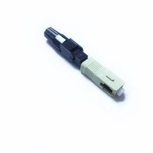 Buy cheap SC Field Assembly Fiber Optic Fast Connector with 0.5dB Insertion Loss 30dB Return Loss and 3mm Drop Cable Compatibility from wholesalers