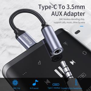 Type C To 3.5mm Jack AUX Adapter Cable For Huawei P30 P20 Pro Xiaomi Mi USB C To