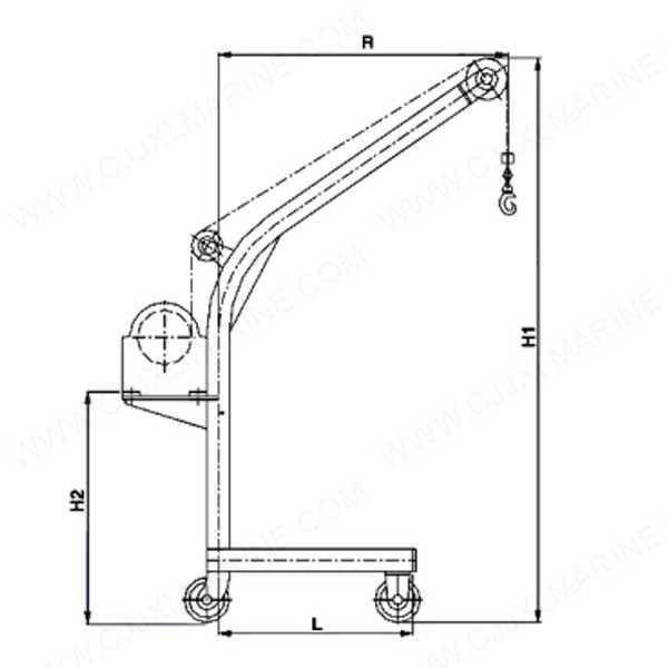 Quality Manual Travelling Crane for sale