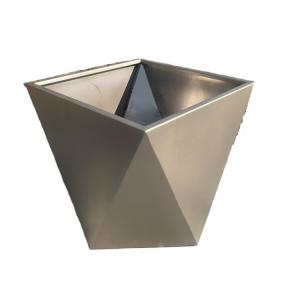 Buy cheap Garden stainless steel irregular planters and flower pots from wholesalers