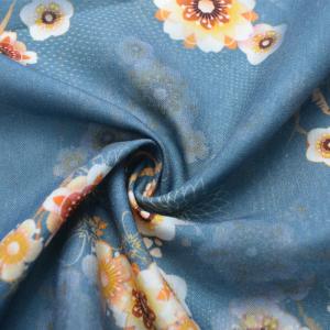Printed 100% Viscose Rayon Fabric Sustainable Floral Challis