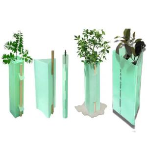 Buy cheap Polypropylene Corrugated Plastic Tree Guard Protector Sapling From Rodents Bites from wholesalers