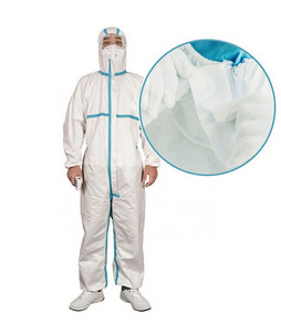 Buy cheap Surgical SMS Disposable Body Suit Laboratory Protective Clothing With CE from wholesalers