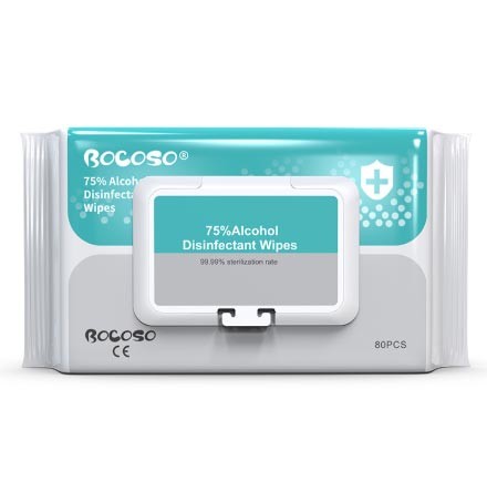 Quality 80pcs Disinfection Wet Wipes Baby Wet Wipes Alcohol Free Spunlace Non Woven for sale