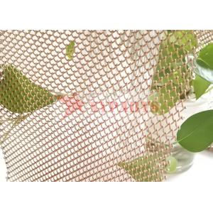 China Decorative Drapery Fabric Metal Mesh Curtains on sale