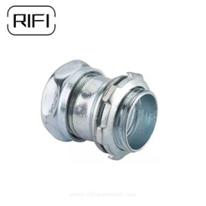 Buy cheap 1/2"-4" EMT Compression Steel Connector for Electrical Metallic Tubing with 30-35 Days Delivery from wholesalers
