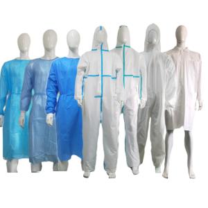 Buy cheap Customizable CE Nonwoven Microporous Medical Protective Coverall With Elastic Wrist Ankle Cap Brim from wholesalers