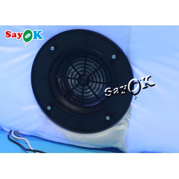 Inflatable Party Decorations 3m 10ft White Spiral Shape Inflatable Photo Booth Wall Backdrop Inner Air Blower