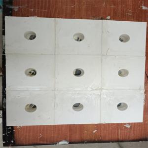 Impact Resistant Ceramic Wear Tiles Cylinder Hexagonal Ceramic Rubber Composite