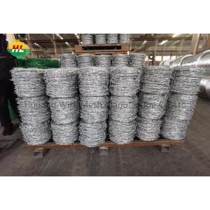 Buy cheap 3'' Spacing Galvanized Barbed Wire For Farm Fencing Applicated from wholesalers