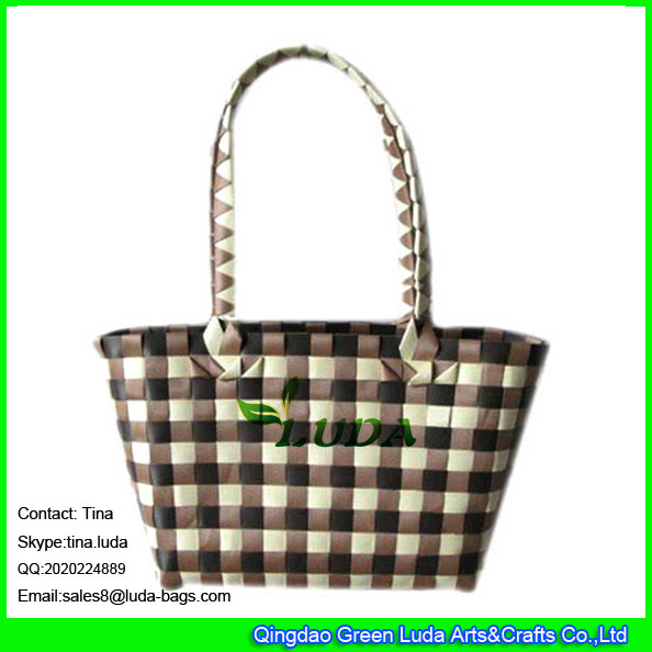 Quality LUDA small fashion pp woven straw bag for kids for sale
