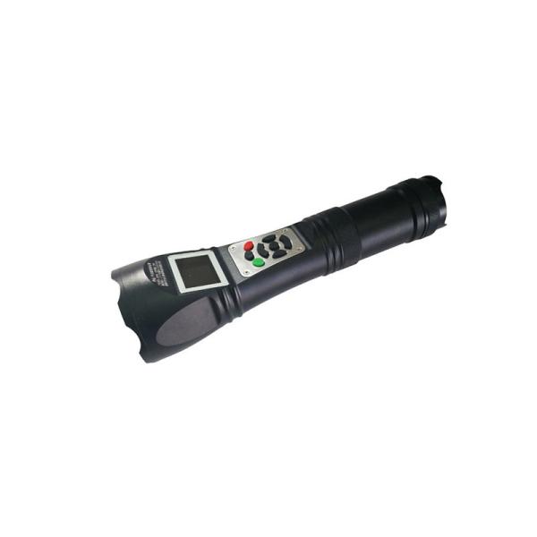 Quality Rechargeable 3.7V HD 1080P Photographic Flashlight With LCD Screen for sale