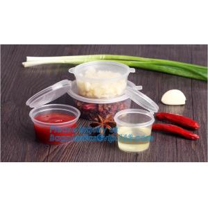 Buy cheap Disposable mini plastic jelly cup PP sauce cup,PS Sauce Cup,Transparent PP Plastic Square Portion Sampling Sauce Cup wit from wholesalers