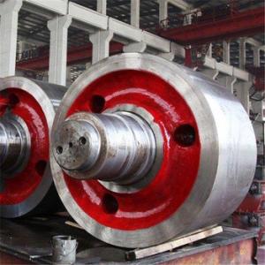 Buy cheap 45 Steel ZG20SiMn Casting Support Riding Wheel Roller Shaft Forging Trunnion Roller from wholesalers