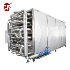 Buy cheap Customized Screw Pump Structure Automatic Tubular Milk Juice Uht Sterilizer 3000lph from wholesalers