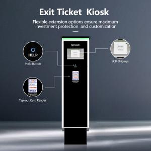 Colour LCD Parking Ticket Kiosk Indonesia Parking Lot Ticketing System