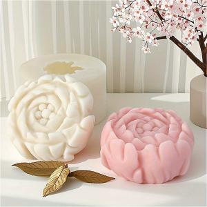 Buy cheap 2-Pack Peony Silicone Molds for Candles Soap Resin Christmas White from wholesalers
