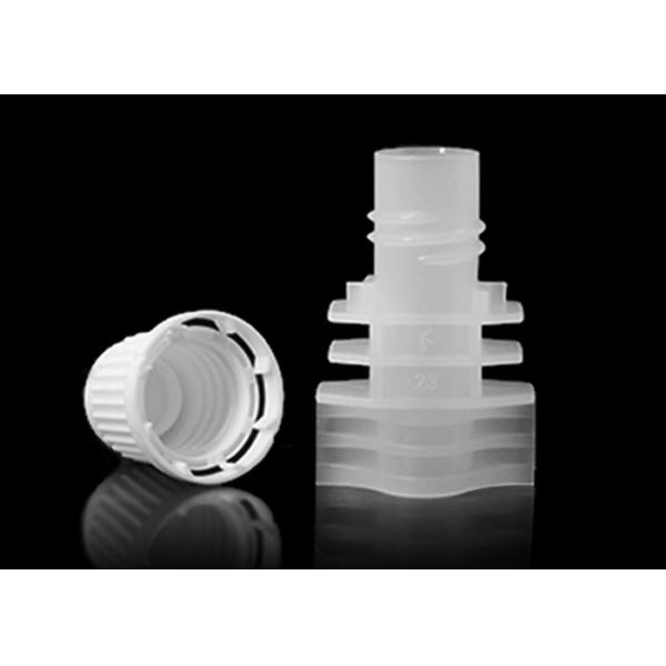 8.2 Millmeter Double Gaps Screwing Plastic Spout Caps Anti - Theft For Auto Filling Machine