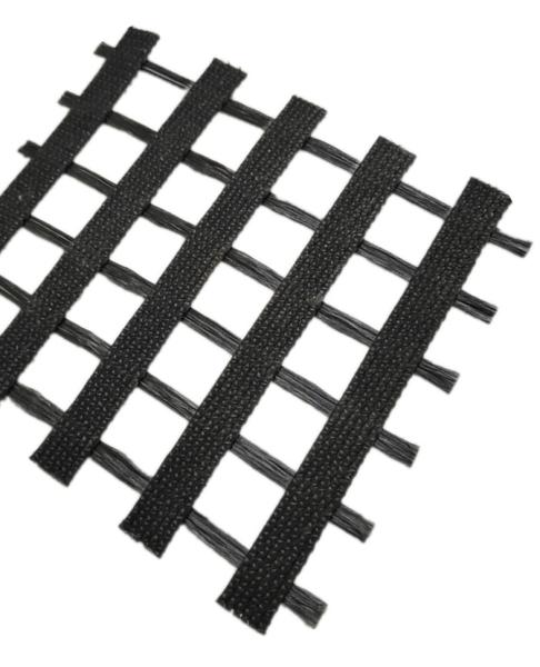 Buy cheap High Tensile Strength 80-30KN/M Polyester Geogrid Reinforcement Foundation Stabilization Ground Improvement from wholesalers