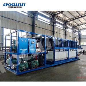 Siemens PLC Control System 10 Tons Per Day Block Ice Machine for Food Fishing