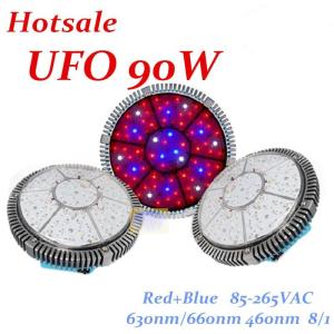 Buy cheap greenhouse full spectrum 150W ufo led grow light for MJ & tomato maximum yield from wholesalers