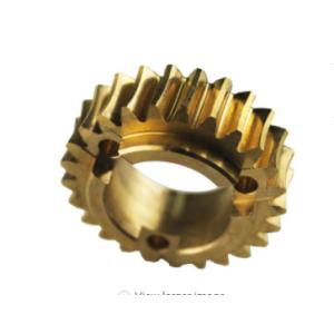 Buy cheap 0.05mm OEM Precision Mould Parts Brass Double Spur Gear from wholesalers