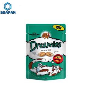 Buy cheap 50 Microns Flat Bottom Resealable Zipper Pet Food Bags from wholesalers