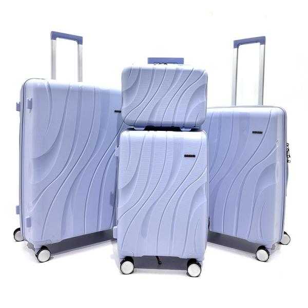 Buy cheap PP Material Lightweight Suitcase with Large Capacity and Aviation Aluminum Pull Rod for Travel from wholesalers