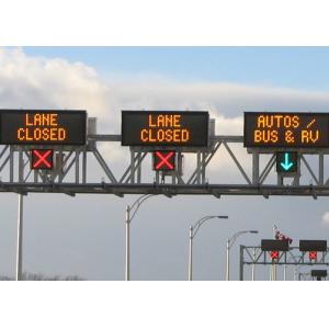 Buy cheap Dual Color P20 Full Temporary Variable Traffic Signs With Module Dimension 320mm X 160mm from wholesalers