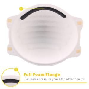 Disposable Cup FFP2 Mask , Construction Safety Mask With Adjustable Aluminum