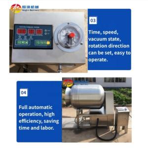 Buy cheap 15-25kg/batch Capacity Automatic Vacuum Tumbler for Chicken Meat Fish in Industry from wholesalers