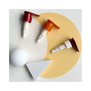 Customized Logo Acceptable Wine Red Big Dispenser Pump Sprayer for Shampoo and