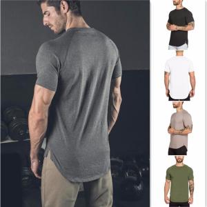 Buy cheap Printed Custom Men's T-Shirts Sublimation Gym Sport Oversized Tee Blank T Shirt from wholesalers