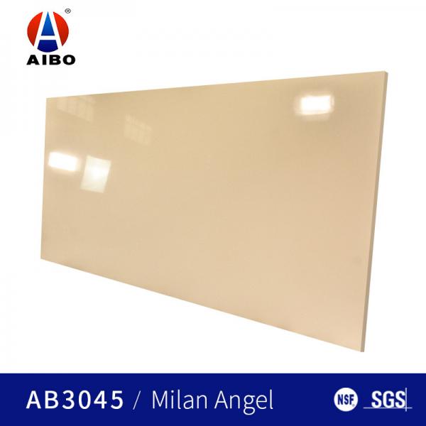 Buy cheap 10MM Artificial Quartz Stone For Kitchen Backsplashes Thin Slab from wholesalers