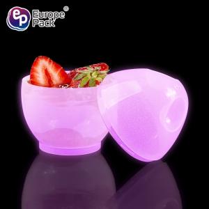 Buy cheap Europe-Pack new products colorful glowing dessert cup 135ml plastic egg shaped cup from wholesalers