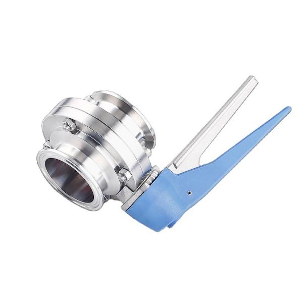 Buy cheap Sanitary SS304/316L Manual Tri-Clamp Butterfly Valves with Trigger Handle A Must-Have from wholesalers