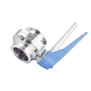 Buy cheap Sanitary SS304/316L Manual Tri-Clamp Butterfly Valves with Trigger Handle A Must-Have from wholesalers