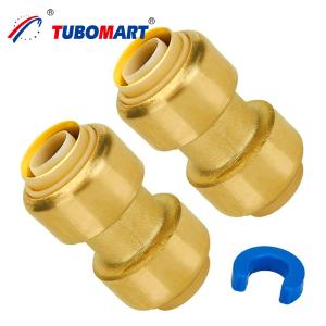 Buy cheap ISO Certified PEX AL PEX Push In Fittings Brass Copper 1/2