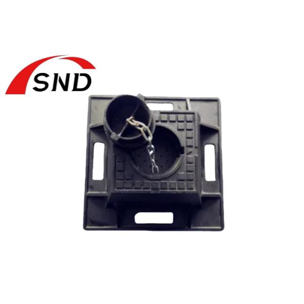 Buy cheap ISO9001:2015 Certified Double Triangle Spray Paint Ductile Iron Manhole Cover and Water Meter Box from wholesalers