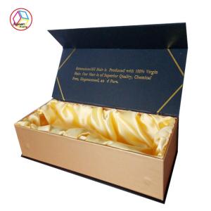 Black Wine Bottle Packaging Boxes Printing Handling Matt Lamination