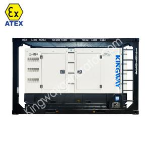 Buy cheap 60KVA ATEX Certified Zone 2 Explosion Proof Three Phase Diesel Generator Set Mounted In DNV 2.7-1 Skid Frame from wholesalers
