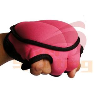 Exercise Fitness Pink Neoprene Weighted Gloves 0.5KG pair