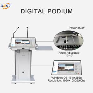 Buy cheap Smart Lectern with Adjustable Screen Angle 10-40° Intel i5/i7-11 Processor and 8/16GB DDR4 RAM for Educational Use from wholesalers