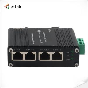 Buy cheap 12~48VDC Power Input Industrial 2-Port Gigabit PoE+ Injector from wholesalers