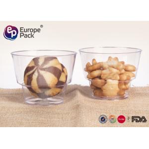 Buy cheap Recyclable Washable Round Plastic Containers For Desserts Environmental Friendly from wholesalers