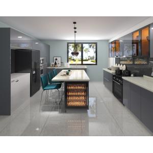 Buy cheap Kitchen Cupboards Countertop High Gloss Lacquer Built In Pantry Cabinet from wholesalers