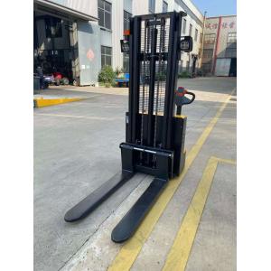 Buy cheap CE Certified Electric Pallet Stacker with Adjustable Cab and DC Motor for Efficient Warehouse Operations from wholesalers